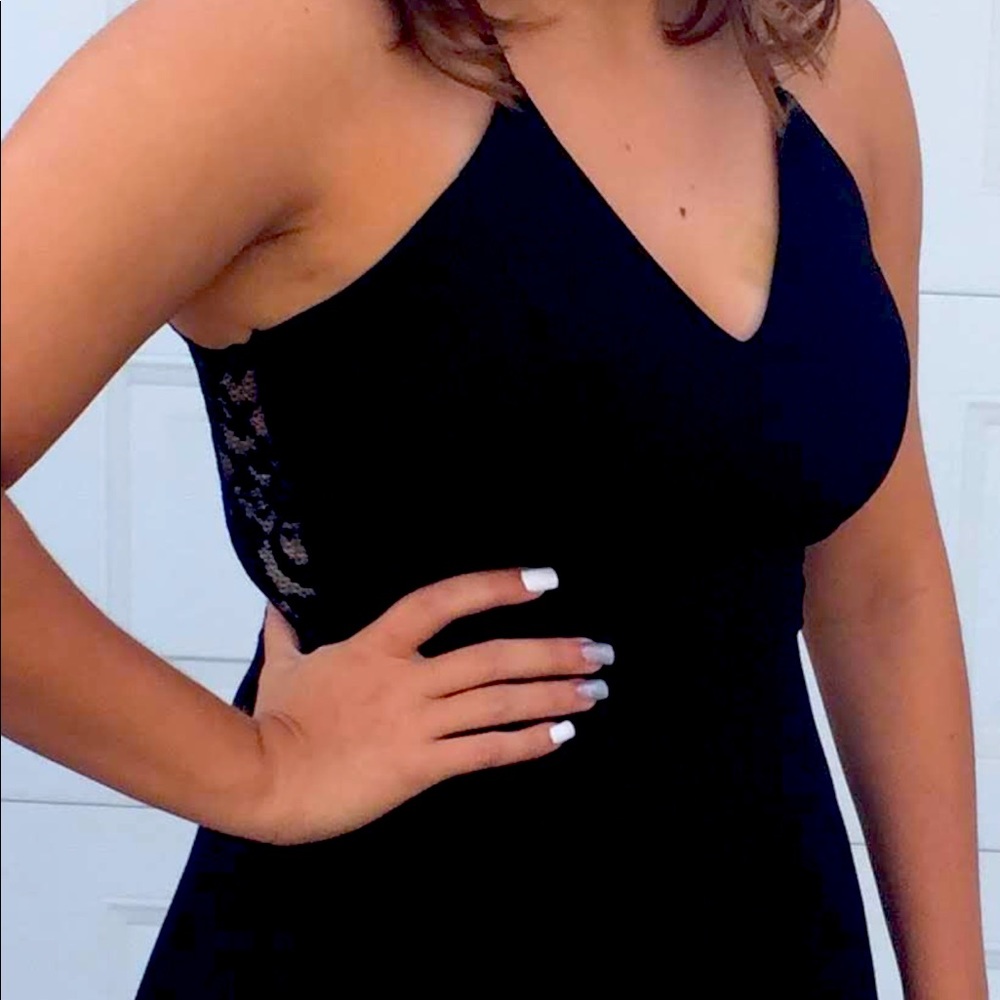 Little black dress.